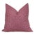 French Mauve Handmade Pillow Cover For Sale