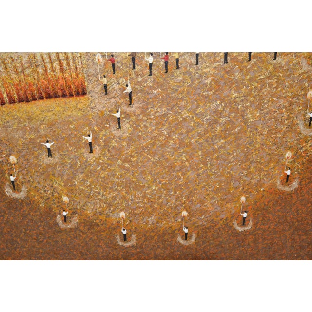 Wood Eduardo Esquivel Solario (Solarium) Acrylic Paint Framed Wall Art 2005 Signed For Sale - Image 7 of 13