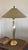 This is an absolutely stunning, fully authenticated 1980s Postmodern table lamp designed by the Lam Lee Group for their...