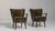 1940s Mid-Century Modern Green Wood Pair of Club Chairs For Sale - Image 13 of 13