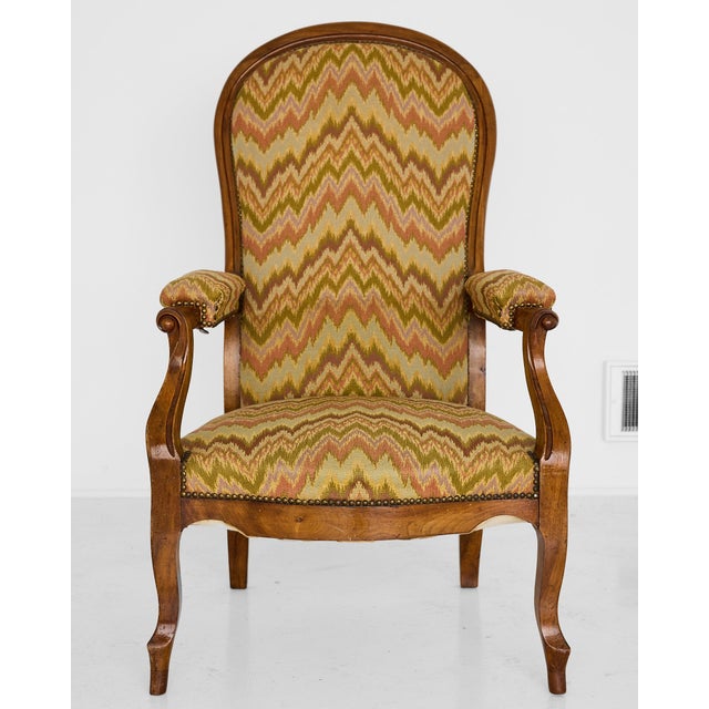 A handsome example of a 19th Century Italian fauteuil, this armchair dates to the Louis Philippe period and demonstrates...