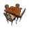 Early 20th Century Antique Burl Wood Game Table For Sale - Image 5 of 6