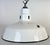 Industrial White Enamel Factory Pendant Lamp from Abolite, 1960s For Sale - Image 6 of 17