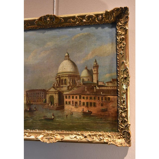 Giacomo Guardi, Venice Landscape, 1830, Oil on Canvas, Framed For Sale - Image 11 of 12