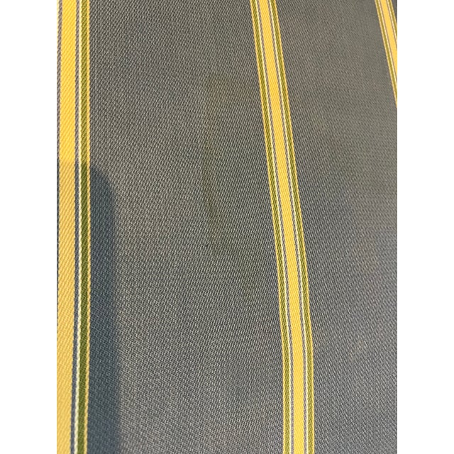 Coastal Blue & Yellow Stripe Sofa Pull Out Sleeper Couch For Sale In West Palm - Image 6 of 6
