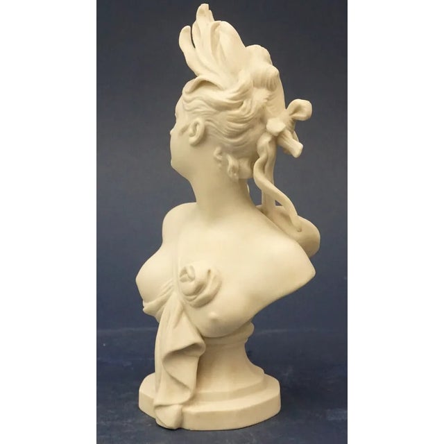 19th Century Bust of Messalina in Biscuit Porcelain from Sevres, France For Sale - Image 5 of 18