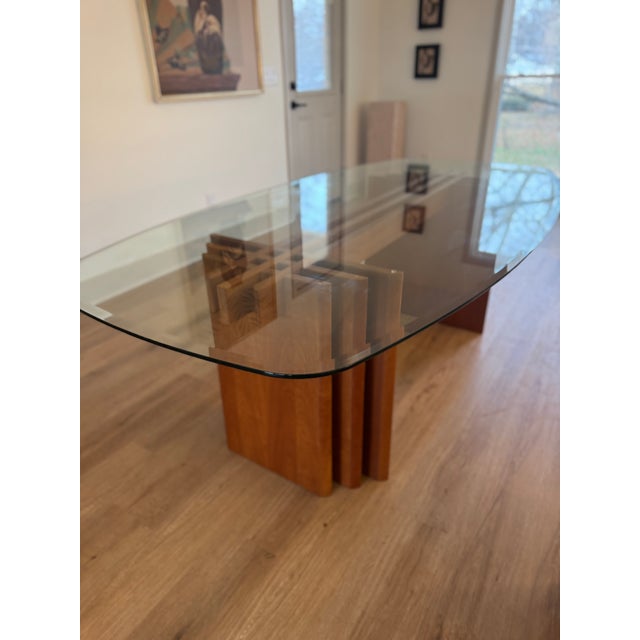 Mid-Century Modern 1960s Mid-Century Modern 'Benny Linden' Dining Room Table With Six Chairs For Sale - Image 3 of 10