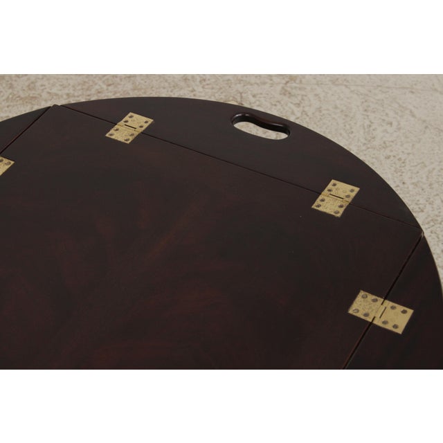 Stickley Mahogany Butlers Tray Top Table For Sale In Philadelphia - Image 6 of 16