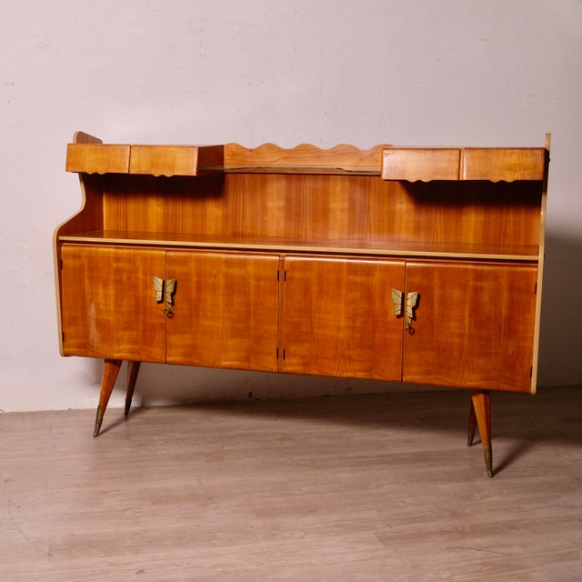 Italian Wooden Sideboard, 1960s For Sale - Image 16 of 18