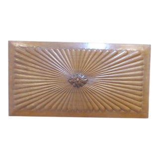 Antique Carved Oak Architectural Panel For Sale