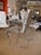 Metal Vintage Italian Sculptural Chrome Framed Upholstered Chairs Set of Four For Sale - Image 7 of 10
