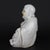 Ceramic Chinese Vintage Ceramic Buddhist Sculpture,Hand Carved White Glaze Porcelain Statue of Maitreya Buddha For Sale - Image 7 of 8