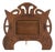Art Nouveau Folk Art Hand-Carved Wooden Picture Frame, 1890s For Sale