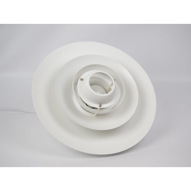 Metal Vintage Danish Verona Pendant Lamp by Kurt Wiborg for Jeka, 1980s For Sale - Image 7 of 13