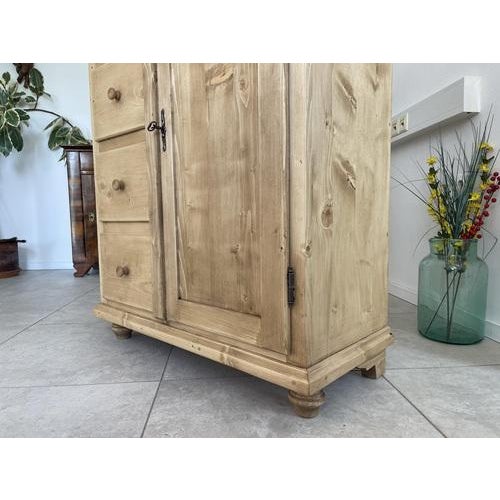 Wood Farmhouse Bread Cabinet For Sale - Image 7 of 18