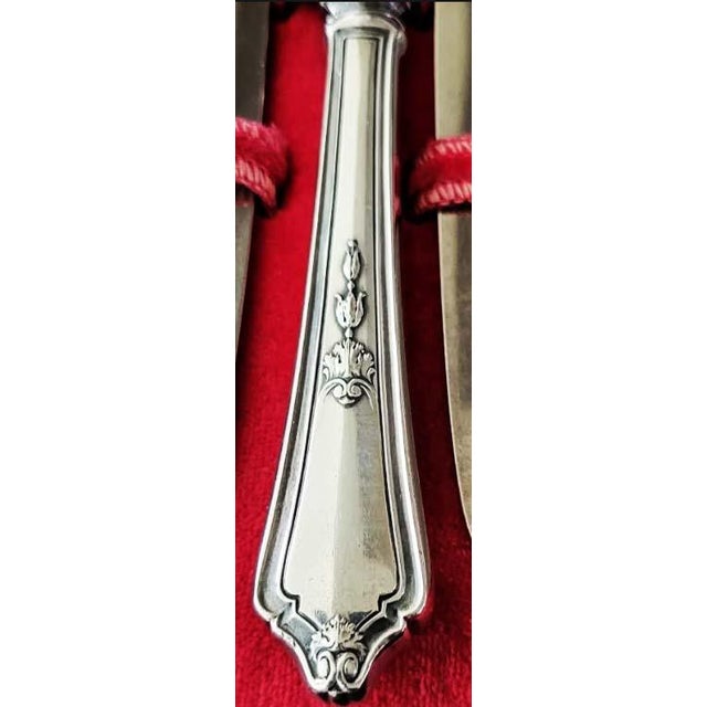 Antique Gorham Silverplate Flatware Set Shelburne Pattern - 56 Pristine Pieces - C 1914 For Sale - Image 10 of 13