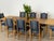 Mid-Century Modern Mid-Century Modern Brutalist Oak Dining Chairs in the style of Henning Kjærnulf, 1960s, Set of 8 For Sale - Image 3 of 11