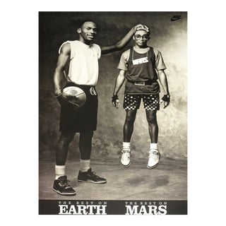 1991 Nike the Best on Earth the Best on Mars Poster For Sale