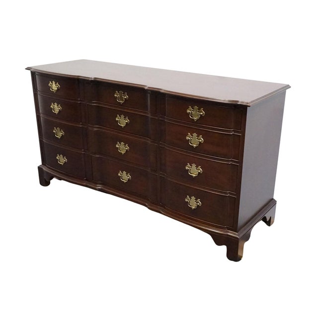 HICKORY FURNITURE Co. American Masterpiece Collection 64" Solid Mahogany Triple Dresser 750-12 34" High 64" Wide 21.25"...
