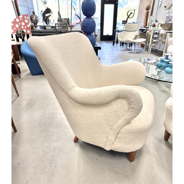 Pair of Berg Swedish Club Chairs Circa 1945 Attributed to Gustav Axel For Sale - Image 18 of 18