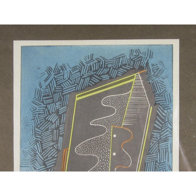 1931 German Cubist Lithograph / Nature For Sale - Image 4 of 11