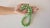 Australian Chrysoprase Beaded Necklace With Sterling Silver Chrysoprase Clasp For Sale - Image 11 of 12