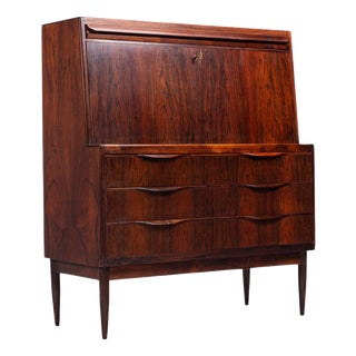 Secretaire in Santos Rosewood by Erling Torvits for Klim Mobelfabrik, Denmark, 1960 For Sale