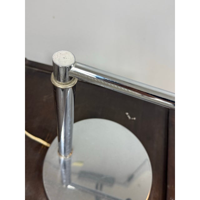 Vintage Koch & Lowy Articulating Swing Arm Chrome Desk Lamp For Sale In San Francisco - Image 6 of 12