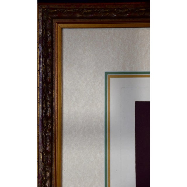 Ruby Red Peaches, Nectarines: George Brookshaw 'S 19th C. Framed Hand-Colored Aquatint, 1804 For Sale - Image 8 of 8