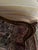 French Pair Walnut French Louis Accent Side Chairs Silk Fabric For Sale - Image 3 of 9