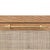 Wood Matthew Izzo Home Carla Cerused Oak, Caned Six Drawer Chest of Drawers With Brass Hardware For Sale - Image 7 of 8