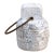 Iron Handle Carved Stone Door Stop For Sale