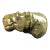 Mid 20th Century Carved Green Marble Hippo Sculpture For Sale