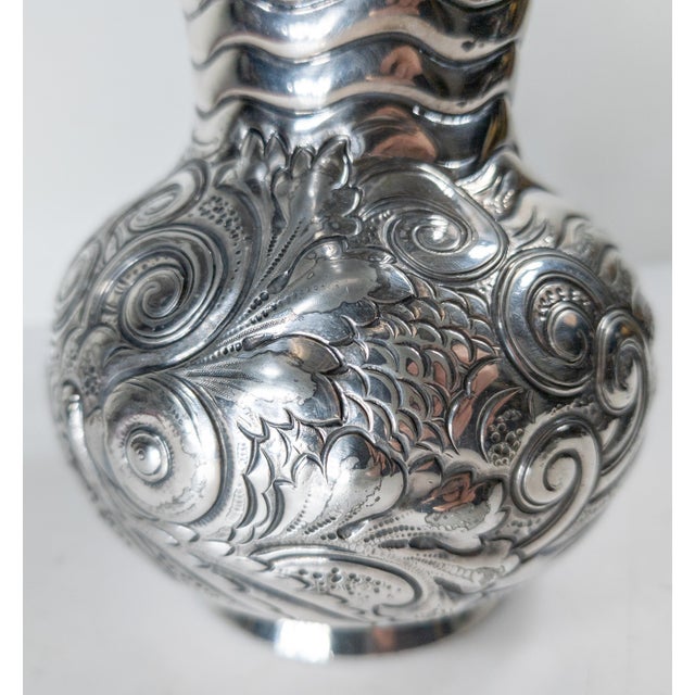 19th Century American Meriden Silverplate Pitcher Presented to Captain James Seaman For Sale - Image 9 of 14