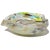 Late 20th Century Vintage Murano Silver Leaf Confetti Cut Canes Ribbons Italian Art Glass Decorative Heart Shape Bowl For Sale - Image 5 of 13