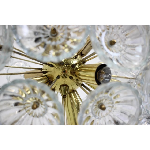 1970s Dandelion Chandelier by Kamenický Šenov for Preciosa, 1970s For Sale - Image 5 of 12