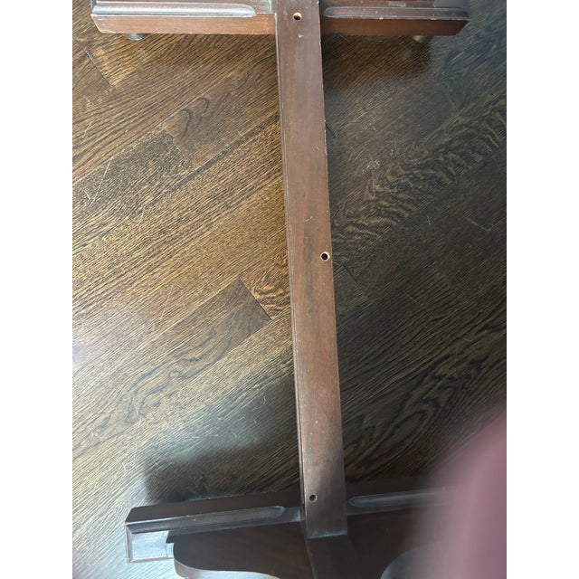 Late 19th Century Antique Wooden Cheval Floor Mirror Frame With Mirror ( Requires Assembly) For Sale - Image 10 of 18