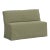 Stoffer Home x Cloth & Company Lindy Slipcover Dining Banquette in Textured Linen Laurel For Sale