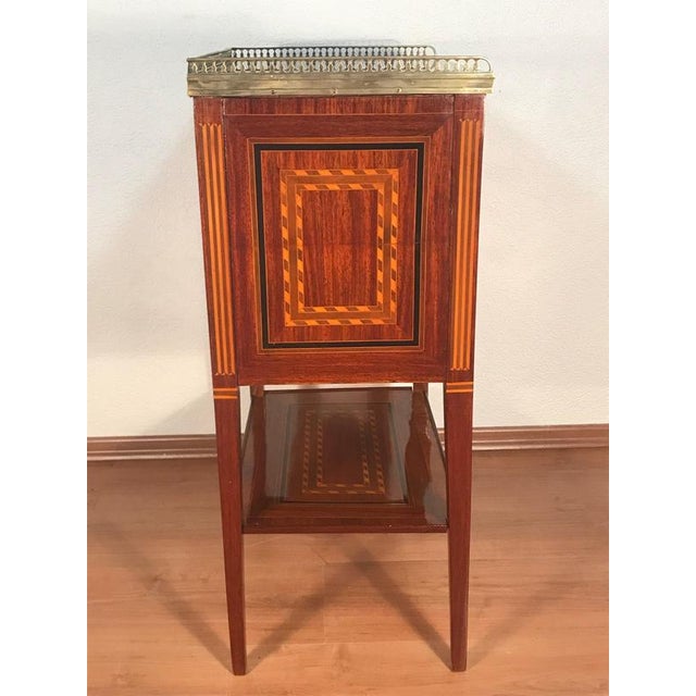 French Louis XVI Marquetry Side Table, Paris, 1770 For Sale - Image 9 of 10