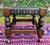 Bring timeless European character to your home with this authentic vintage Spanish Revival footstool, handcrafted in Spain...
