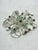 5-Light Ceiling Lamp in Decorated Wrought Iron and Murano Glass, 1980s. For Sale - Image 3 of 9