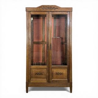 Parisian Display Cabinet in Wood For Sale