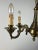 5-Light Bronze Chandelier, Italy, 1960s For Sale - Image 10 of 11