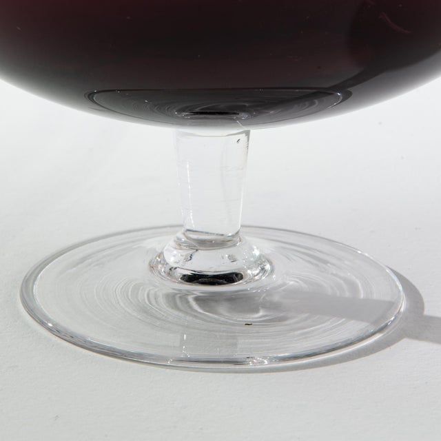 1960s 1960s Italian Purple Glass Goblet For Sale - Image 5 of 18