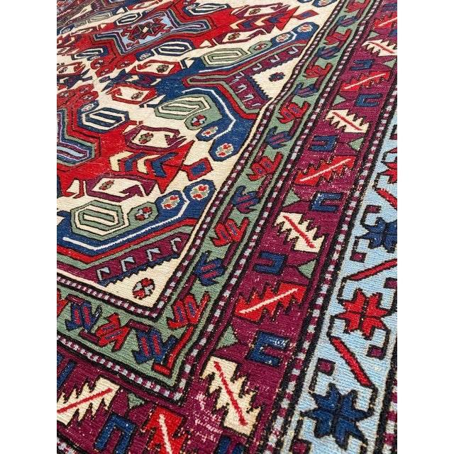Textile Vintage Caucasian Soumak Rug, 1950s For Sale - Image 7 of 15