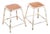 Low Stacking Stools in White from Mullca, 1960s, Set of 2 For Sale