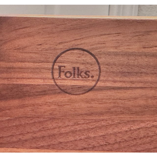 Design Within Reach Line Media Console in Walnut Wood 71" For Sale - Image 9 of 18