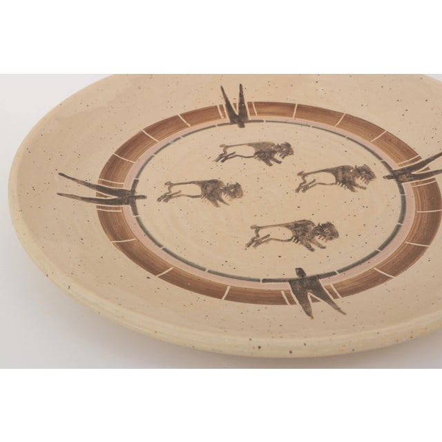 Southwestern Style Buffalo Chip & Dip Serving Set - a Pair For Sale - Image 9 of 10