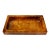 Marble Tray Brown Italian Crafted Volterrra Alabaster For Sale