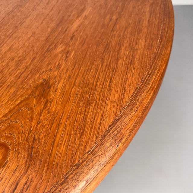 Round Teak Dining Table with Extension by Svend Åge Madsen, 1960s For Sale - Image 12 of 15